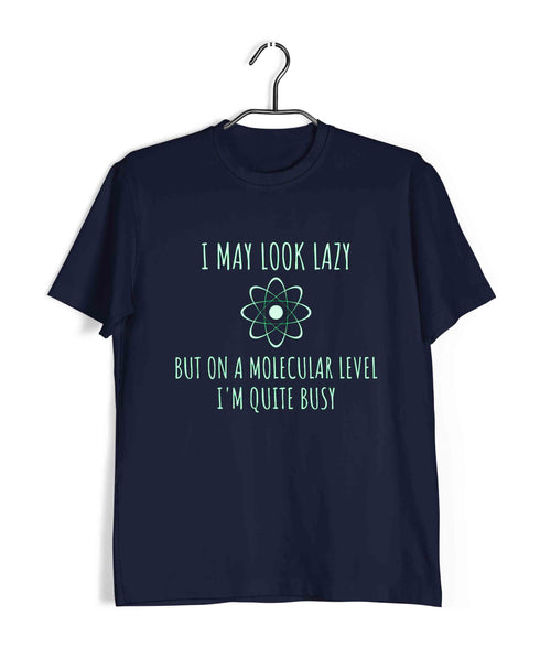 Chemistry Busy on a Molecular Level Nerd Science Casual Graphic Printed T-Shirt for Men